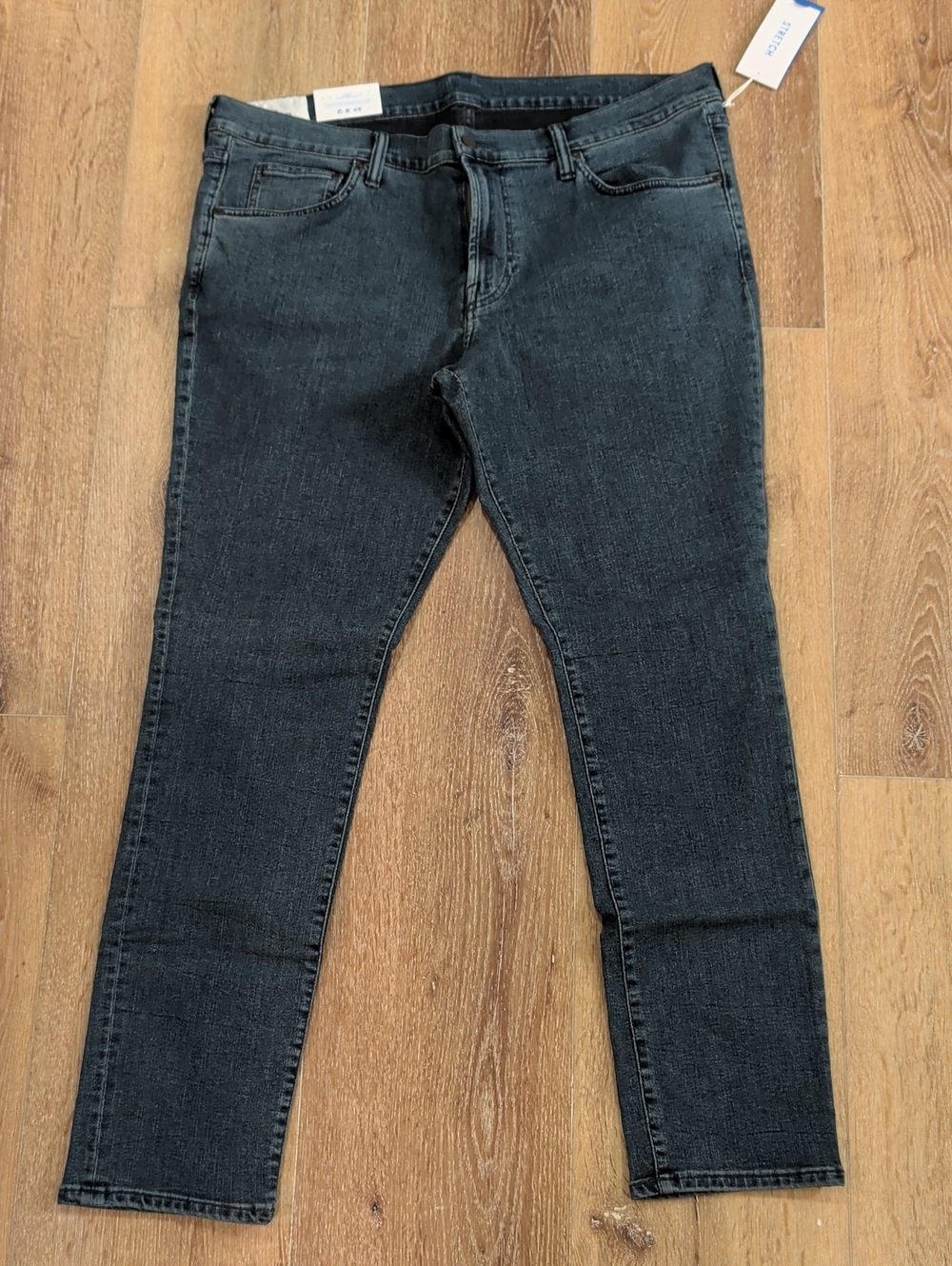 H&M Blue Skinny Stretch Denim Jeans - Size 40x32 NWT
